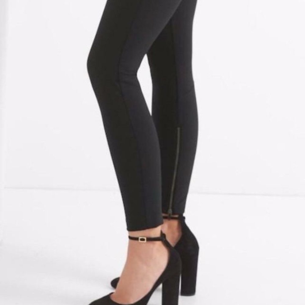 Gap Sculpt Sleek Moto Leggings Mid Rise 2